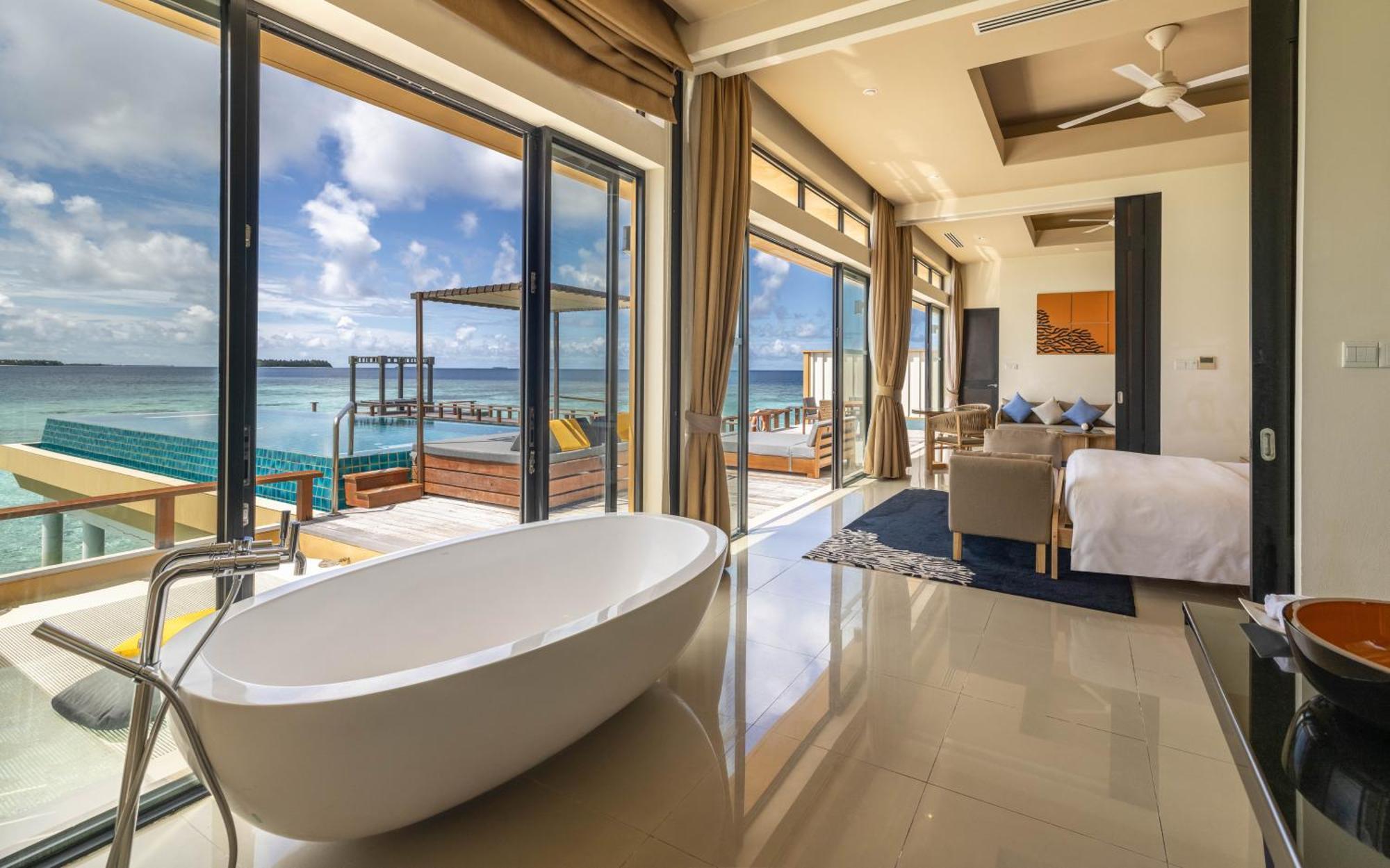 Angsana Velavaru In-Ocean Villas - All-Inclusive Select, Book Now & Enjoy 20 Percent Off Seaplane Transfer For Stays In 2025 Hulhudheli Kültér fotó